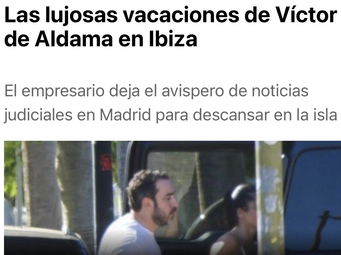 Aldama,se enriqueció con contratos de mascarillas, dice tener información de la supuesta financiación ilegal del PSOE En su momento, dijo eso mismo ante otro juez, Santiago Pedraz, que le investiga por un fraude de hidrocarburos, lo que le valió la excarcelación. Seguimos…
