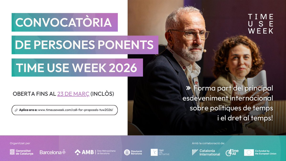 Time Use Initiative - TUI tweet media