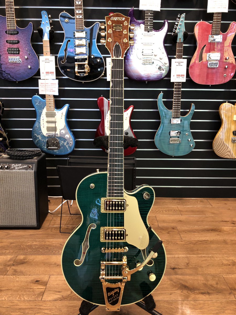 Gretsch Broadkaster Jr. LX Figured Center Block with String-Thru