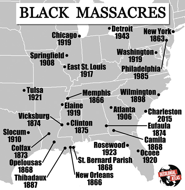 tritopcreative's tweet photo. @joshreflek @WhiteBabyFac I think the former residents of any gentrified area would disagree. Or the Black people who were murdered and driven out by white mobs on this map https://t.co/Kcfd7h0Ttk