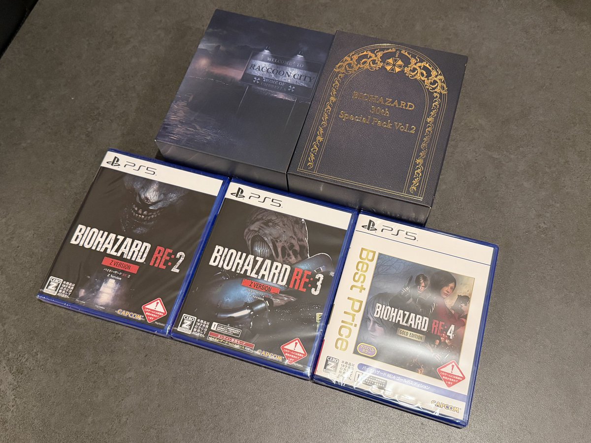 Fourth and final delivery: Biohazard 30th Special Pack Vol. 2, a
