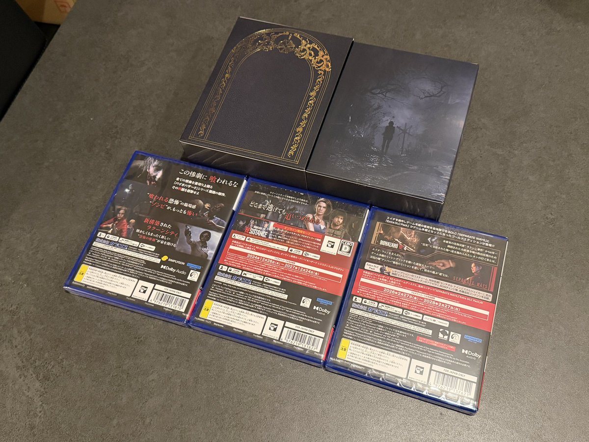 Fourth and final delivery: Biohazard 30th Special Pack Vol. 2, a