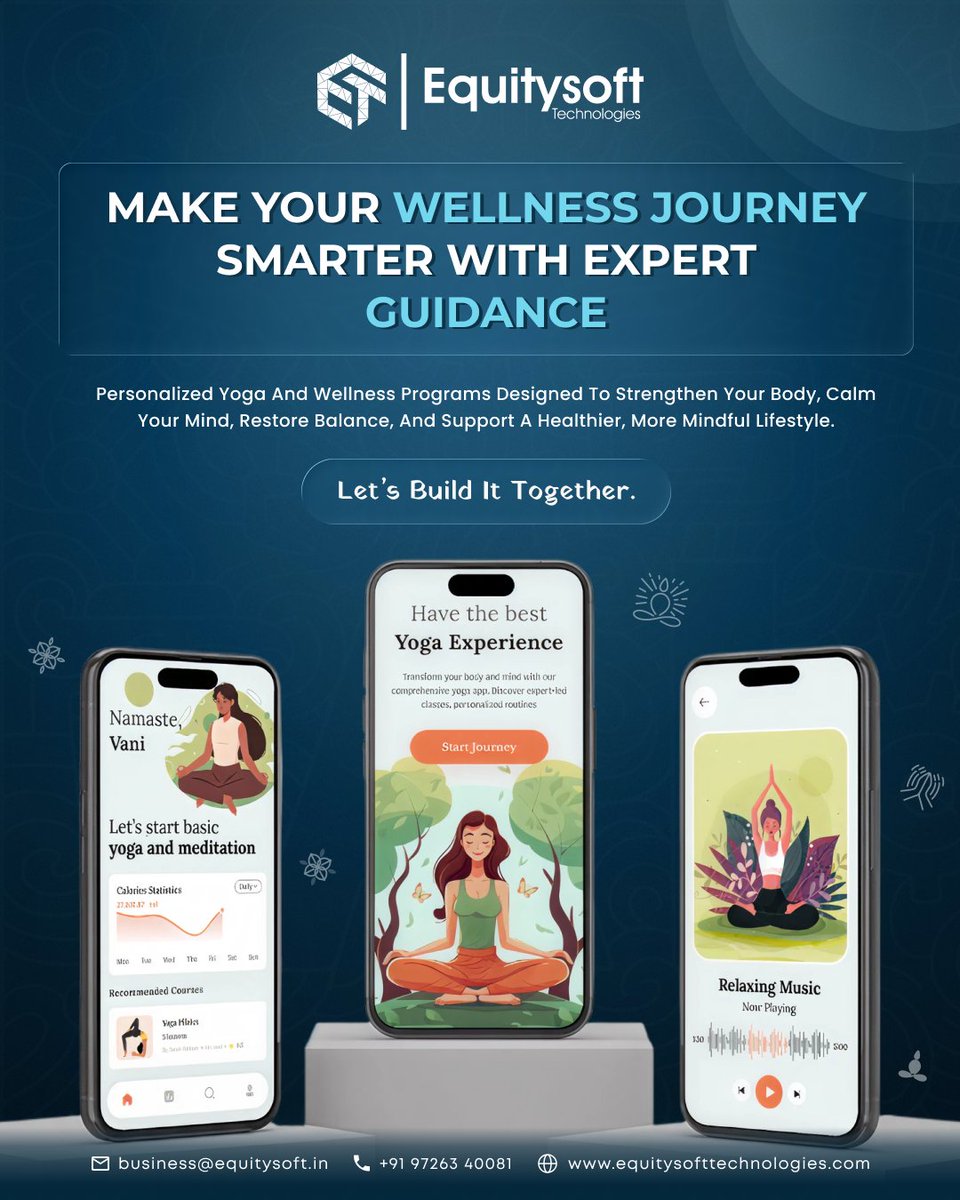 equitysoft's tweet photo. Your wellness vision deserves powerful technology behind it.

Ready to turn your wellness idea into reality? Let’s make it happen.🎯

#WellnessPlatform #AppDevelopment #ProductDevelopment #TechDrivenGrowth 
#equitysoft💜 https://t.co/mZ4K6qIygA