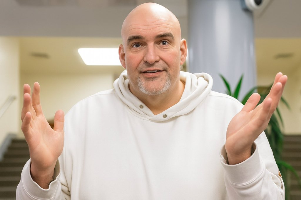 Q: Would you welcome John Fetterman into the Republican party if he switched parties?