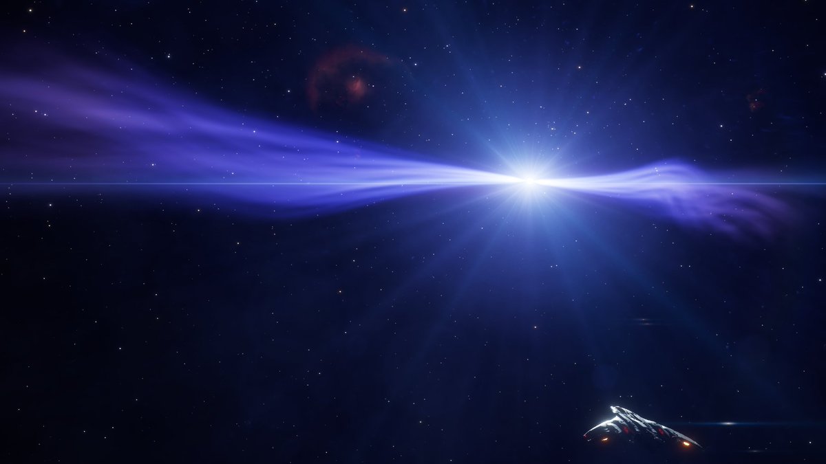 Vanizhing's tweet photo. My first white dwarf encounter 
#elitedangerous #spacesim https://t.co/kIwFfUkJpt