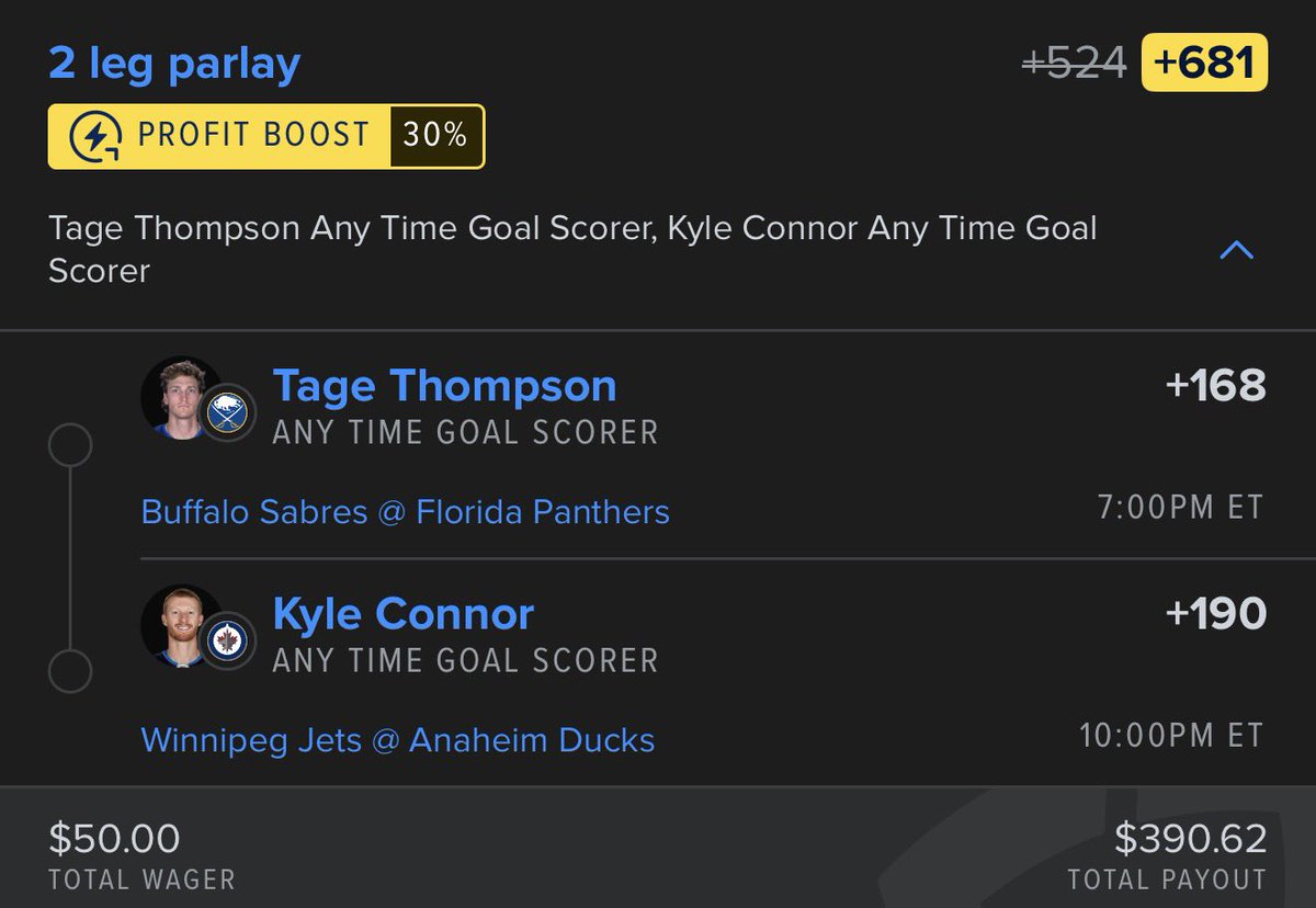 NHL Prop King tweet media