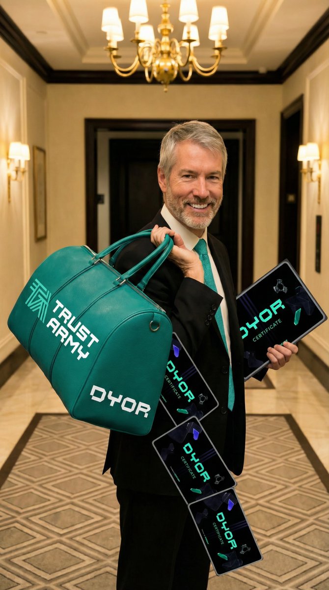 Need a bigger bag for all those DYOR certificates.