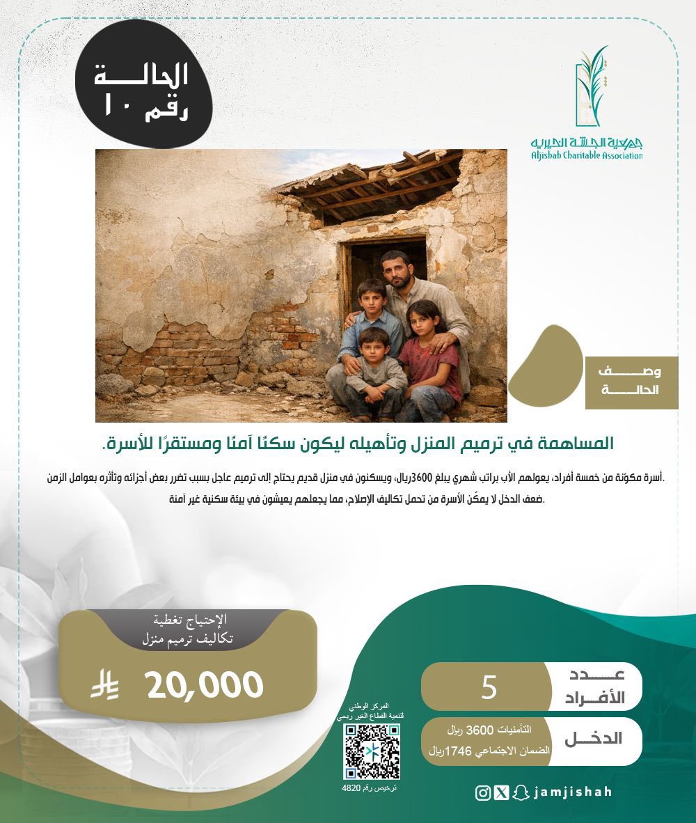 جمعية الجشة الخيرية بالأحساء tweet media