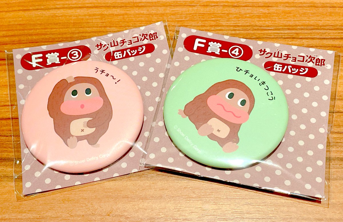 サク山チョコ次郎 くじに挑戦！ 可愛いー❣️うチョ〜！ 今回はラスト