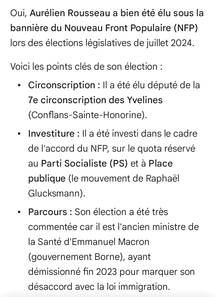 Bjr M le ministre <a href="/aur_rousseau/">Aurélien Rousseau</a>

vos ami(e)s d'hier ne seraient plus vos ami(e)s d'aujourd'hui ? ... seront de vos ami(e)s de demain !

Comment dire ? pensez-vous un instant que nos mémoires soient éteintes ?

mieux est d'être discret jusqu'en mai 2027

Cdlt