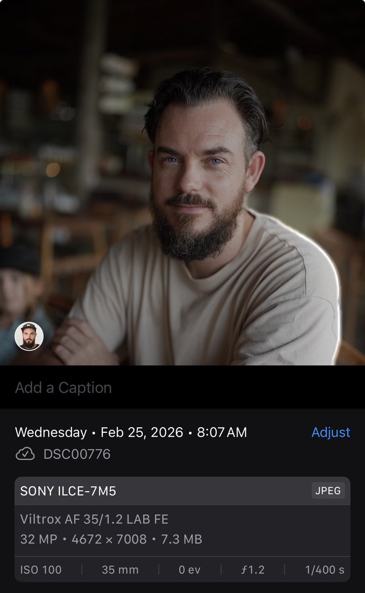 Camera metadata screenshot
