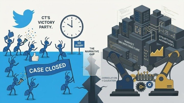 jane street gets sued for insider trading on the terra collapse. next day, bitcoin's infamous "10 AM dump" vanishes. crypto rallies $170 billion. CT declares victory.

except its not that simple.

what we know:
- terraform bankruptcy administrator filed an 83-page complaint in