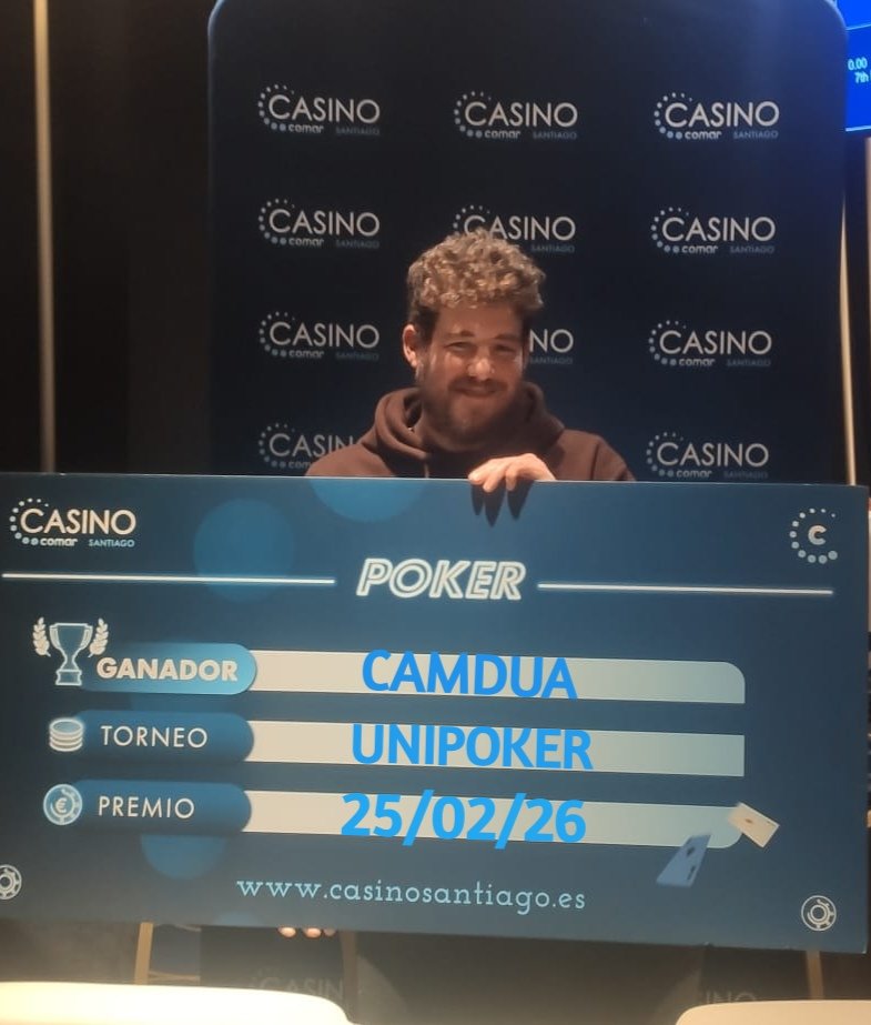 casino_santiago's tweet photo. Una semana más el #UNIPOKER no defrauda. Un field de más de 50 jugadores nos dejaron un total de 93 🎟️ 🎟️ y 1.250💲on top.
El póker continúa hoy en @casinoatlantico con el #BOUNTYHUNTER. Nosotros volvemos el sábado con un #WINTHEBUTTON.
¡Nos vemos! ♥️ ♠️ 🍀 https://t.co/psJjGSYGx9