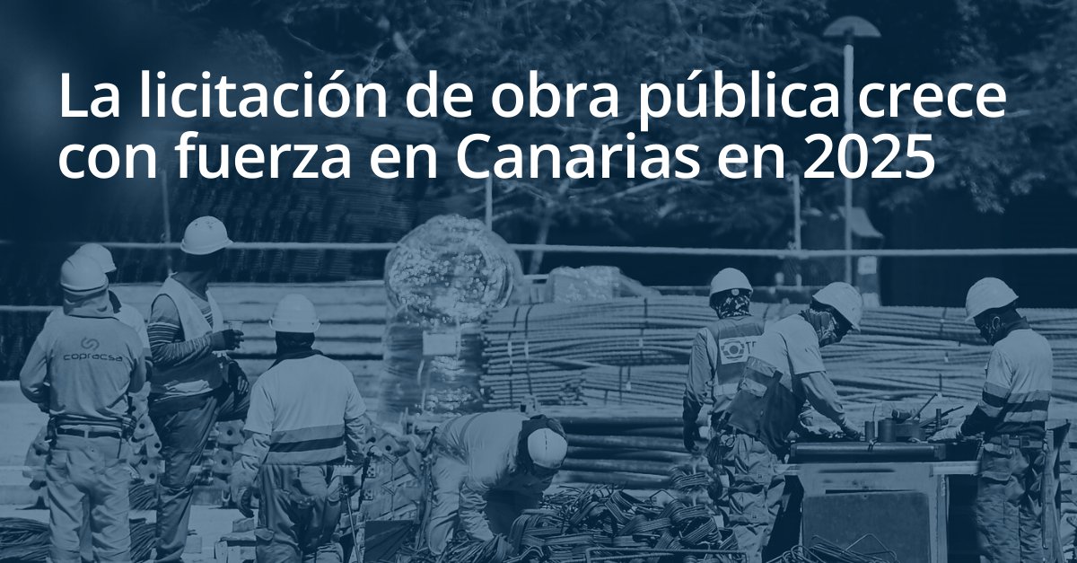 istac_es's tweet image. 📊 La #licitación de #obra #pública en #Canarias superó los 1.604 millones de euros en 2025. Las administraciones autonómicas y locales lideraron la inversión con el 95,6%. Su presupuesto aumentó en más de 686 millones respecto a 2024.

🔎 run.gob.es/gnn6939a
#Contamos