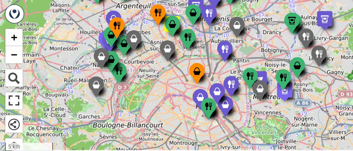 Voici une carte qui indique les iftars caritatifs destinés aux personnes qui en ont besoin ce Ramadan.

N’hésitez pas à partager l’info ça pourrait permettre à quelqu’un dans le besoin de trouver un repas et de manger à sa faim inshaAllah

urls.fr/GkHGlS