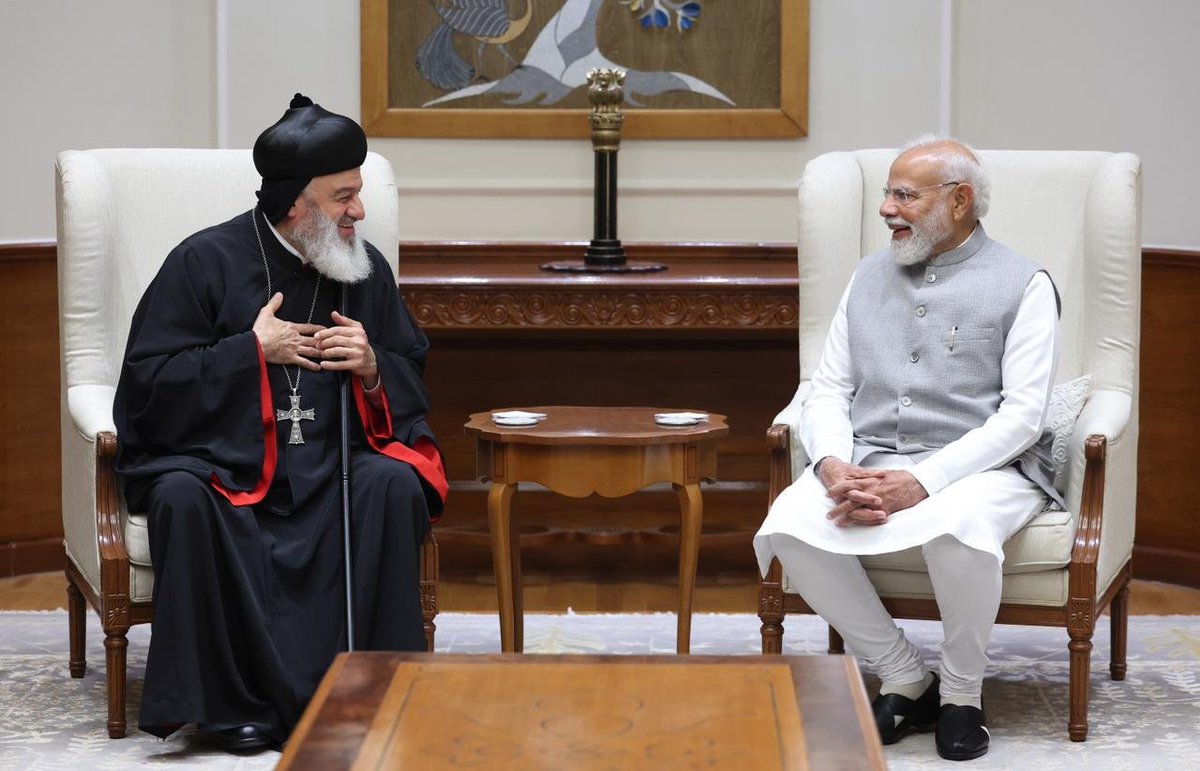 Was honored to meet His Holiness Moran Mor Ignatius Aphrem II, The Patriarch of Antioch and All The East, and The Supreme Head of the Universal Syriac Orthodox Church. 

We had a great discussion on a wide range of issues.

<a href="/MorAphremII/">Mor Aphrem II</a>