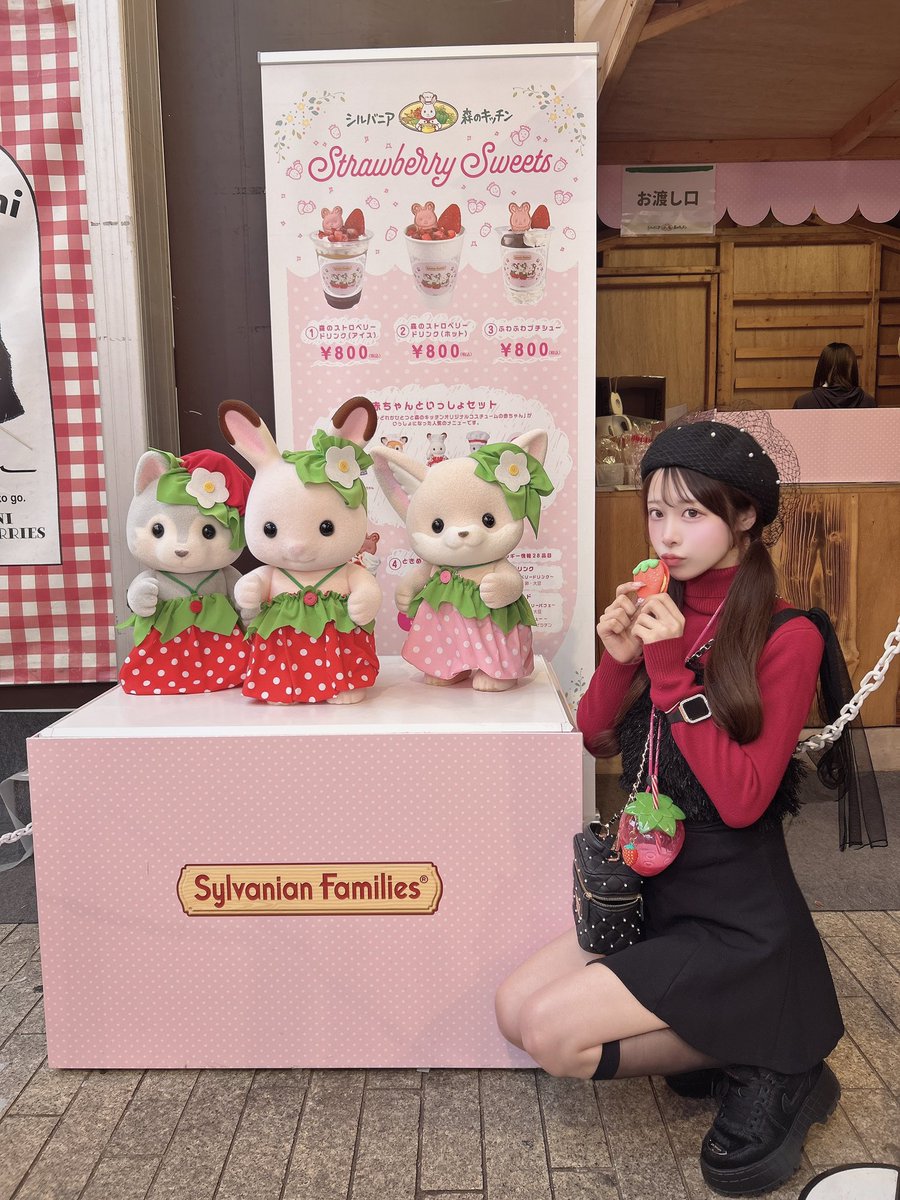 横浜赤レンガ倉庫のいちごフェスദ്ദി＞ᴗ＜)🍓✧
