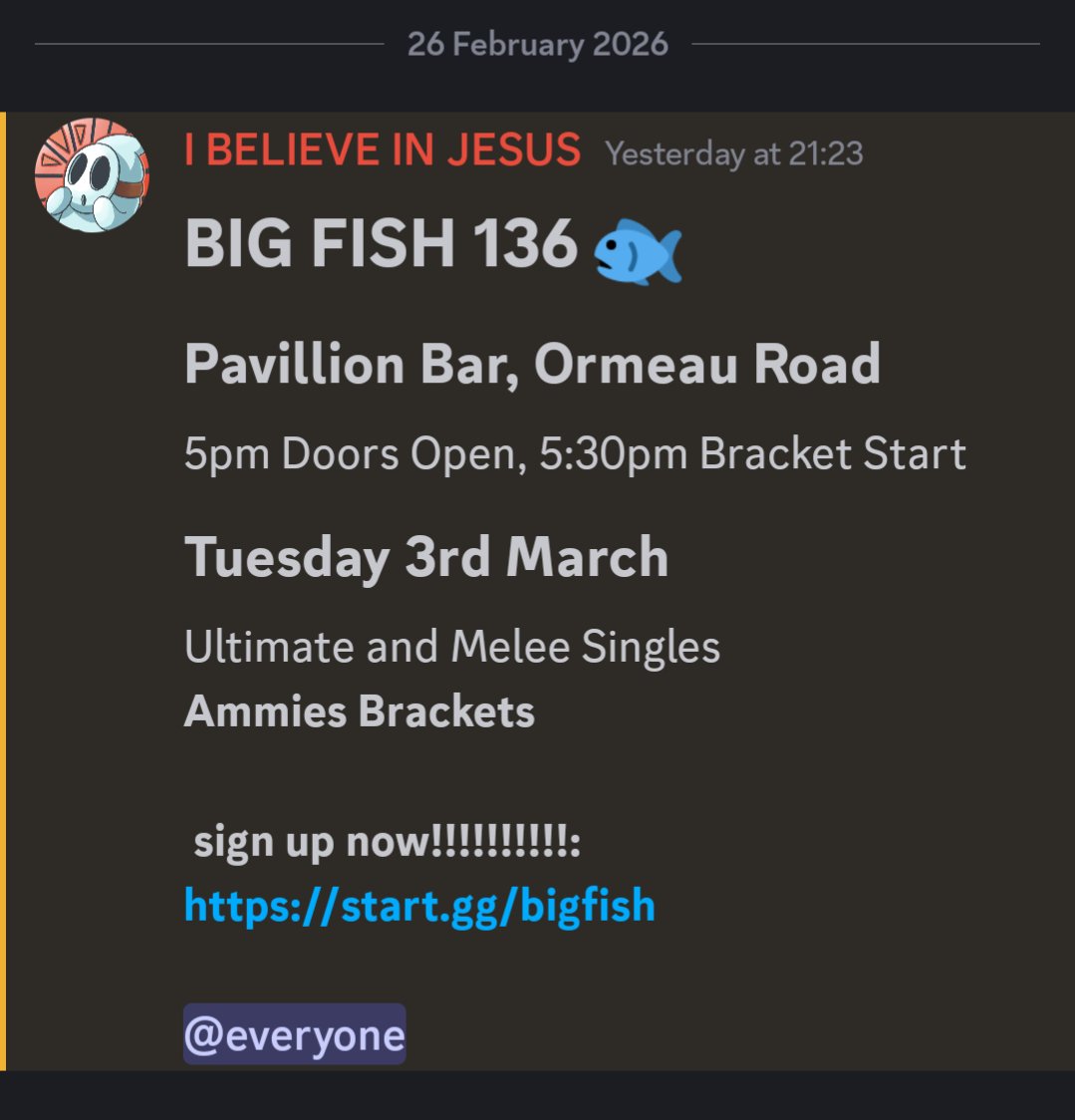 Big Fish tweet media