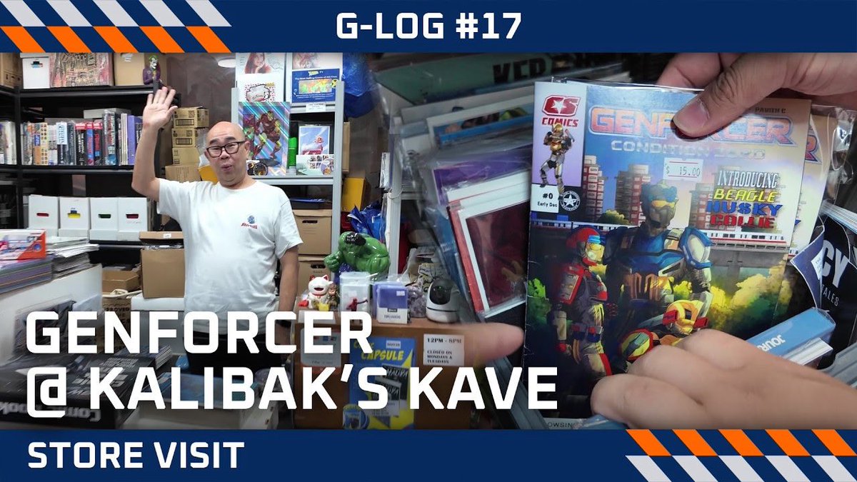Join us on our 'Journey to the West' to Queensway Shopping Centre, where Genforcer: Condition Zero comics are now being stocked at Kalibak’s Kave!

youtu.be/Keq2WHf1yY4

#genforcer #indietokusatsu #singapore #tokusatsu #sgtoku