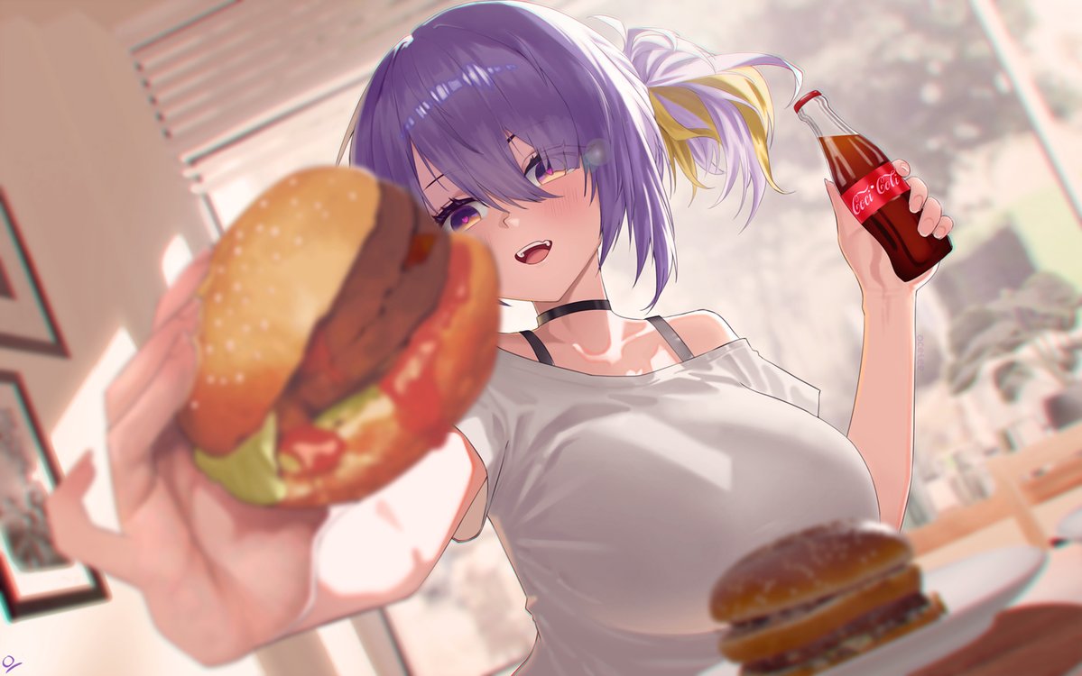 Makan Burger Gede (MBG)

#HoshinovArt