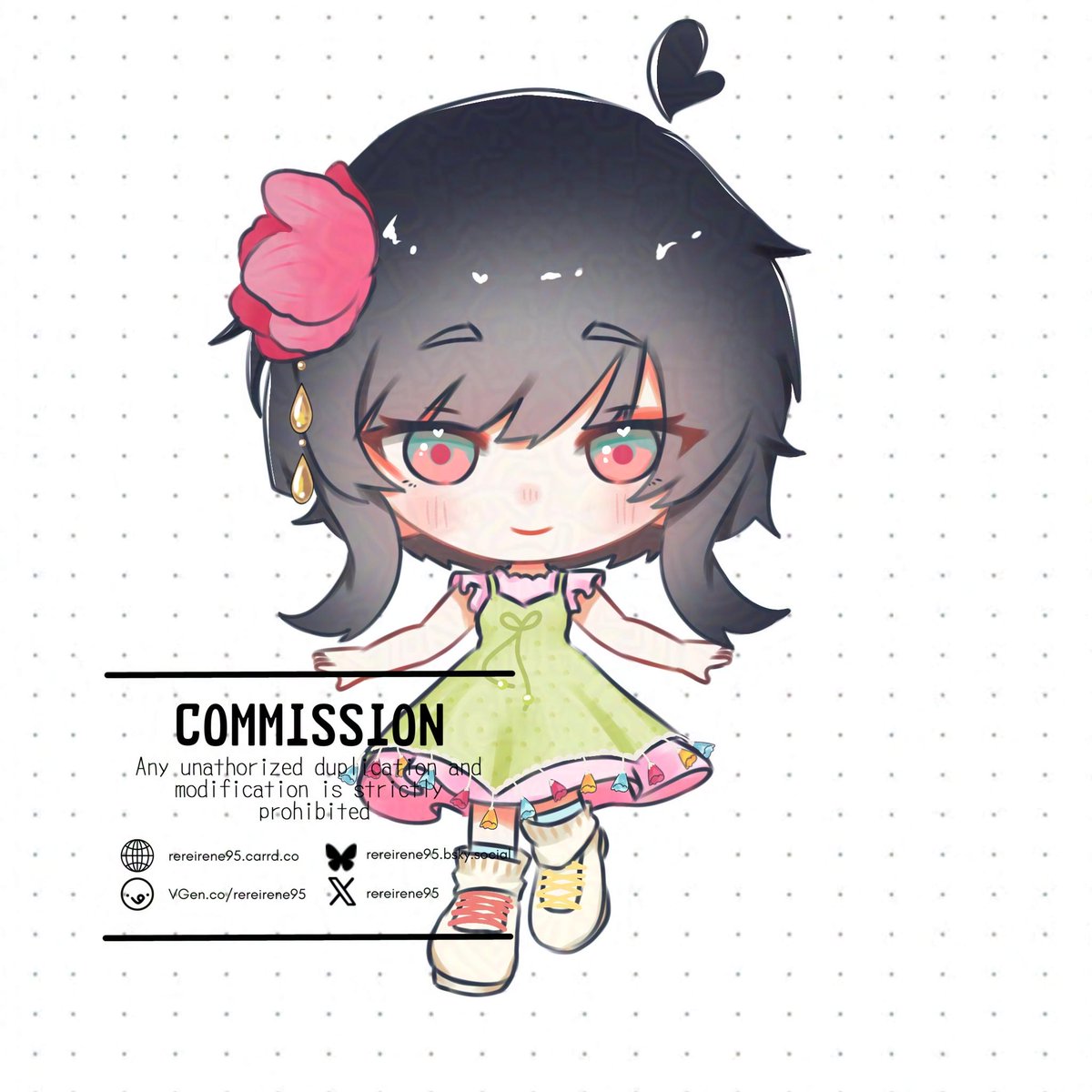 Commission for Melli Thank you for your support 💃💖
Comms info on pinned post or 👇
🐟 vgen.co/rereirene95

× Do not generate my art using AI or feed it to AI ×
_____
#commissionsopen  #VGenComms