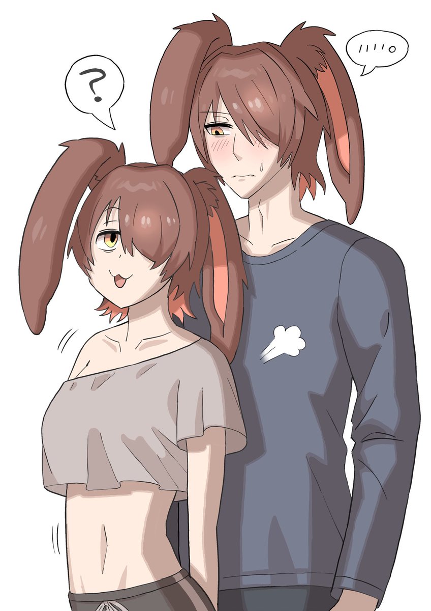 妄想上のタダノくん姉弟
※弟くんのデザインは妄想上のもので
公式ではありません
#タダノおきて
