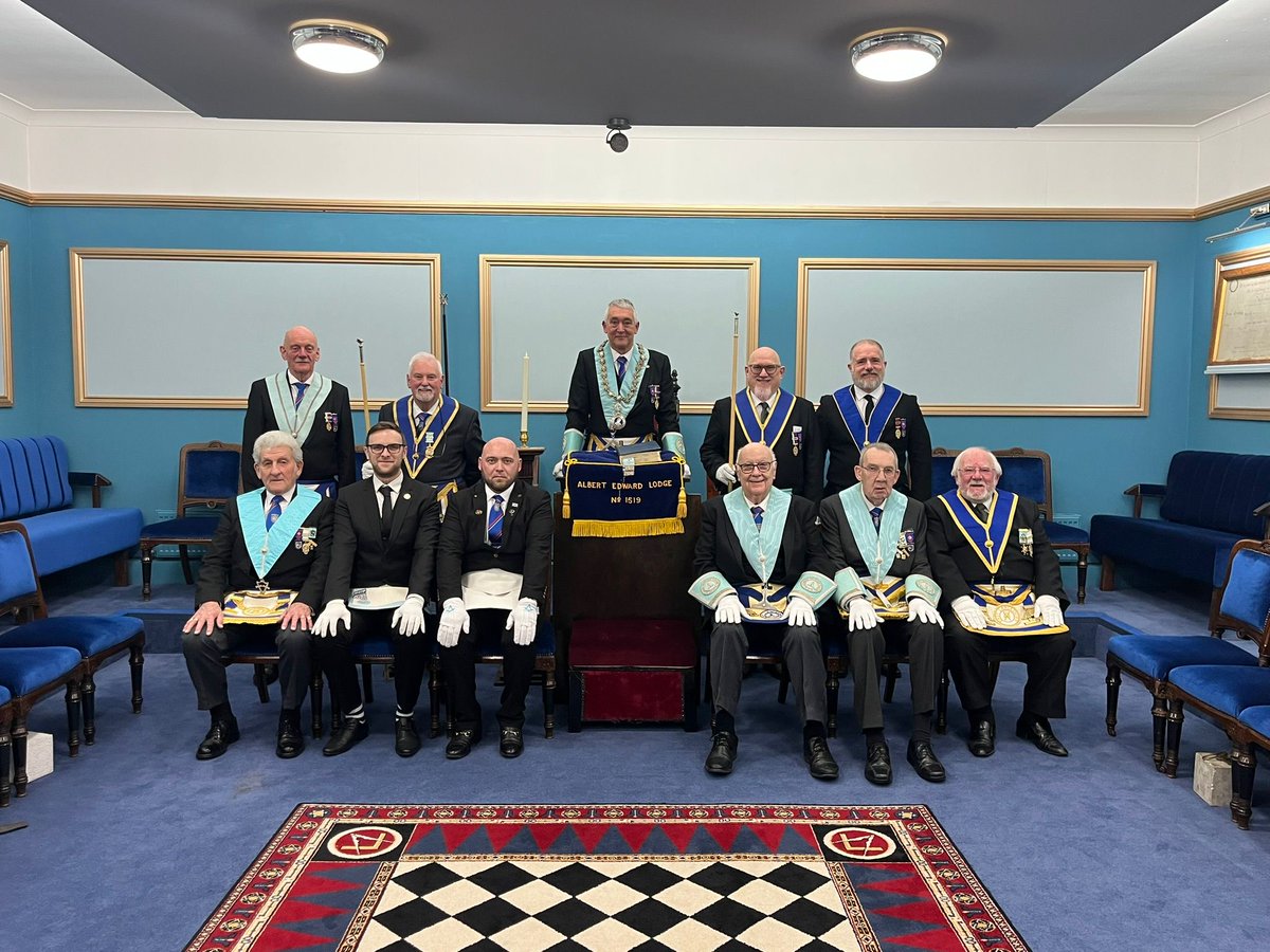 Congratulations to Aaron on being passed to a degree of a FC at Albert Edward last night. Great ceremony and harmony. #freemasonry