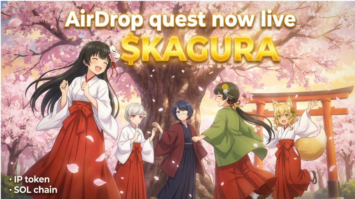 Presale &amp; Airdrop quests is now live. 

Anyone can join for free. $KAGURA

Apply → airdropsquest.com