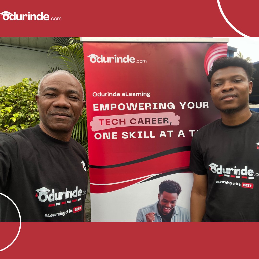 Odurinde eLearning founder Temi Odurinde and Director and Web Development tutor Emmanuel Nmanju getting ready for the graduation ceremony of the first cohort of Web Development students, 

👉 Read more here:  odurinde.com/category/web-d…

#WebDevTraining #TechSkills #Odurinde