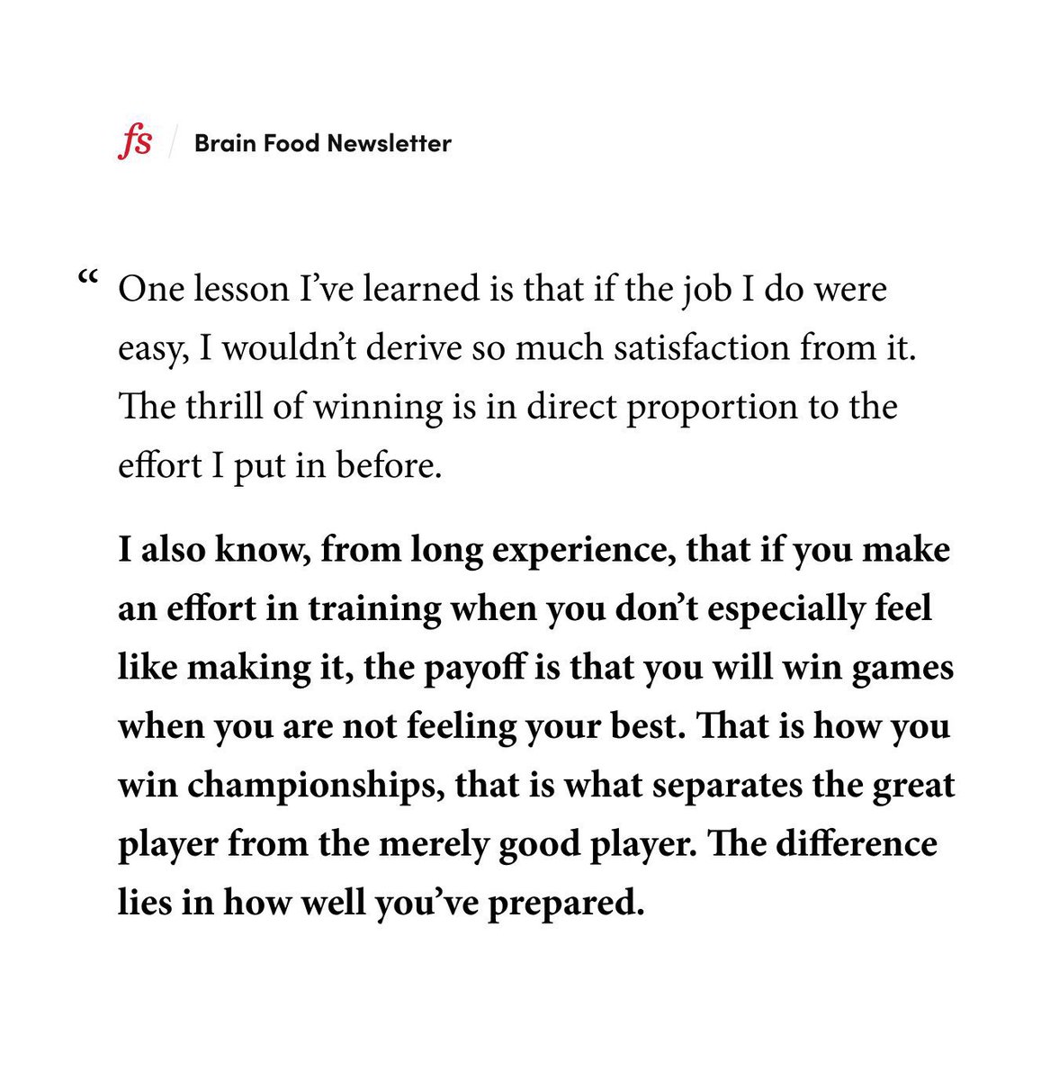 Champions train when they don't feel like it. Traders who last do the same thing — just with backtests instead of balls.

h/t: Rafa Nadal