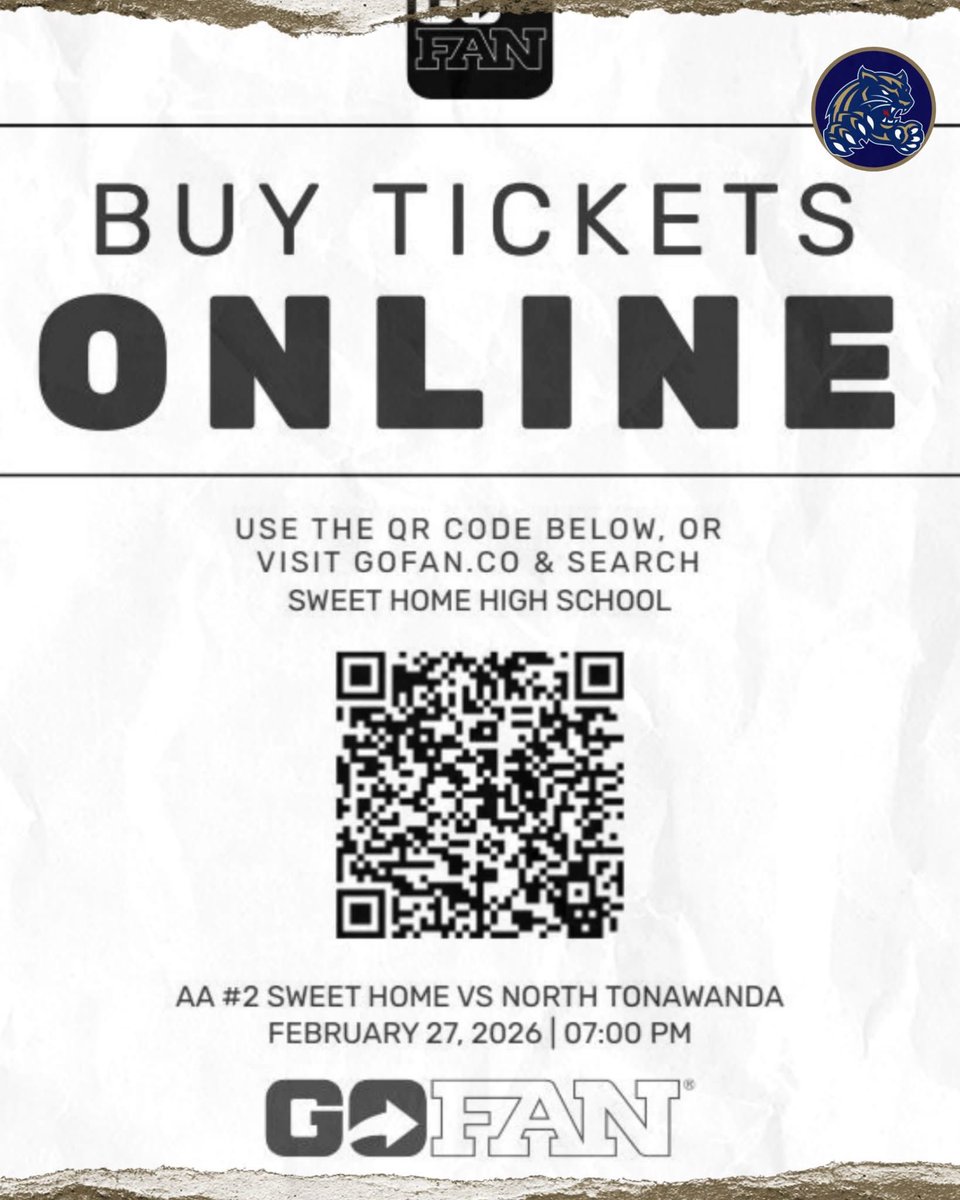 🚨Game Day Panther Nation🚨
        🚨AA Quarterfinals🚨
                  
Your #2 Panthers take on #7 <a href="/Jacksbball/">NT Jacks Boy's Basketball</a>  for a trip to Buff St on the line.  
#Together
<a href="/SHCSDAthletics/">Sweet Home Athletics</a> <a href="/SHSCentral/">SH Sports Central</a>  <a href="/PitSweethome/">Sweethome Panther Pit</a>  <a href="/SweetHomeCSD/">Sweet Home Central School District</a> 
📍Sweet Home HS  
🕖 Var 7:00p
📺 fan.hudl.com/usa/ny/amherst…