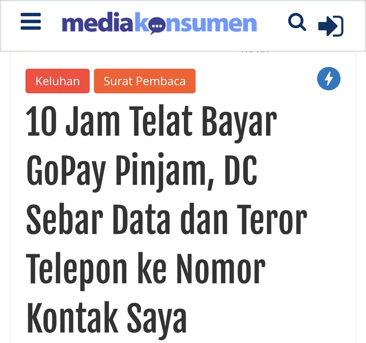 Ngeri amat pakai #GoPayPinjam
Mikir deh 1000x pakai pinjaman online

Katakan tidak pakai pinjol dan paylater.. Hidup tanpa hutang itu bijak dan lebih tenang