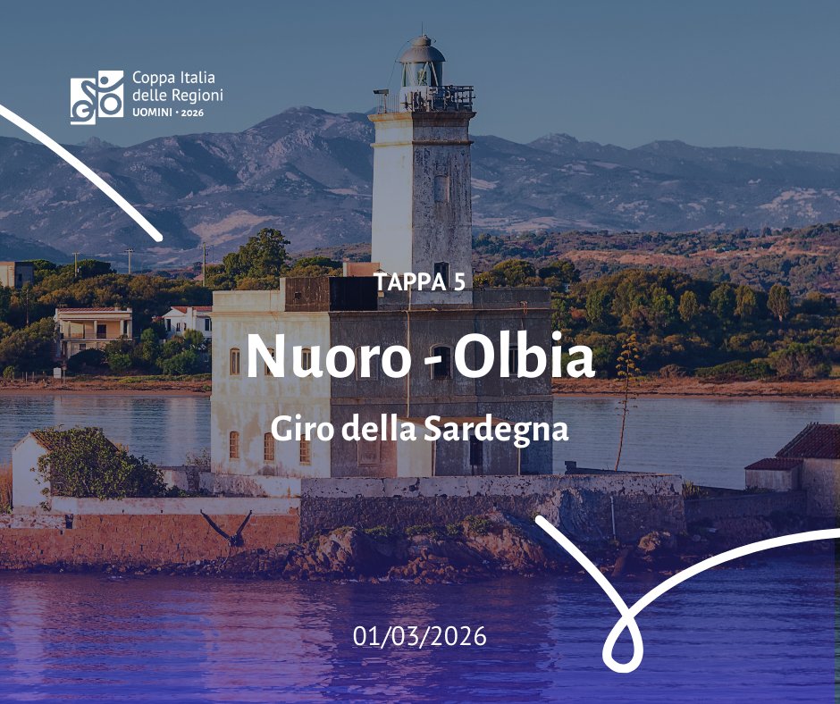 Gran finale: 5ª tappa 𝗡𝘂𝗼𝗿𝗼 ➝ 𝗢𝗹𝗯𝗶𝗮🚴‍♀️
𝗦𝘂 𝗣𝗿𝗮𝗱𝘂, 𝗕𝗶𝘁𝘁𝗶, 𝗦𝗶𝗻𝗶𝘀𝗰𝗼𝗹𝗮, 𝗣𝗼𝘀𝗮𝗱𝗮, 𝗕𝘂𝗱𝗼𝗻𝗶, 𝗦𝗮𝗻 𝗧𝗲𝗼𝗱𝗼𝗿𝗼, 𝗣𝗼𝗿𝘁𝗼 𝗦𝗮𝗻 𝗣𝗮𝗼𝗹𝗼, 𝗠𝘂𝗿𝘁𝗮 𝗠𝗮𝗿𝗶𝗮 fino all’arrivo.
📺13.40 RaiSport+YouTube Lega Ciclismo
#CoppaItaliaRegioni2026