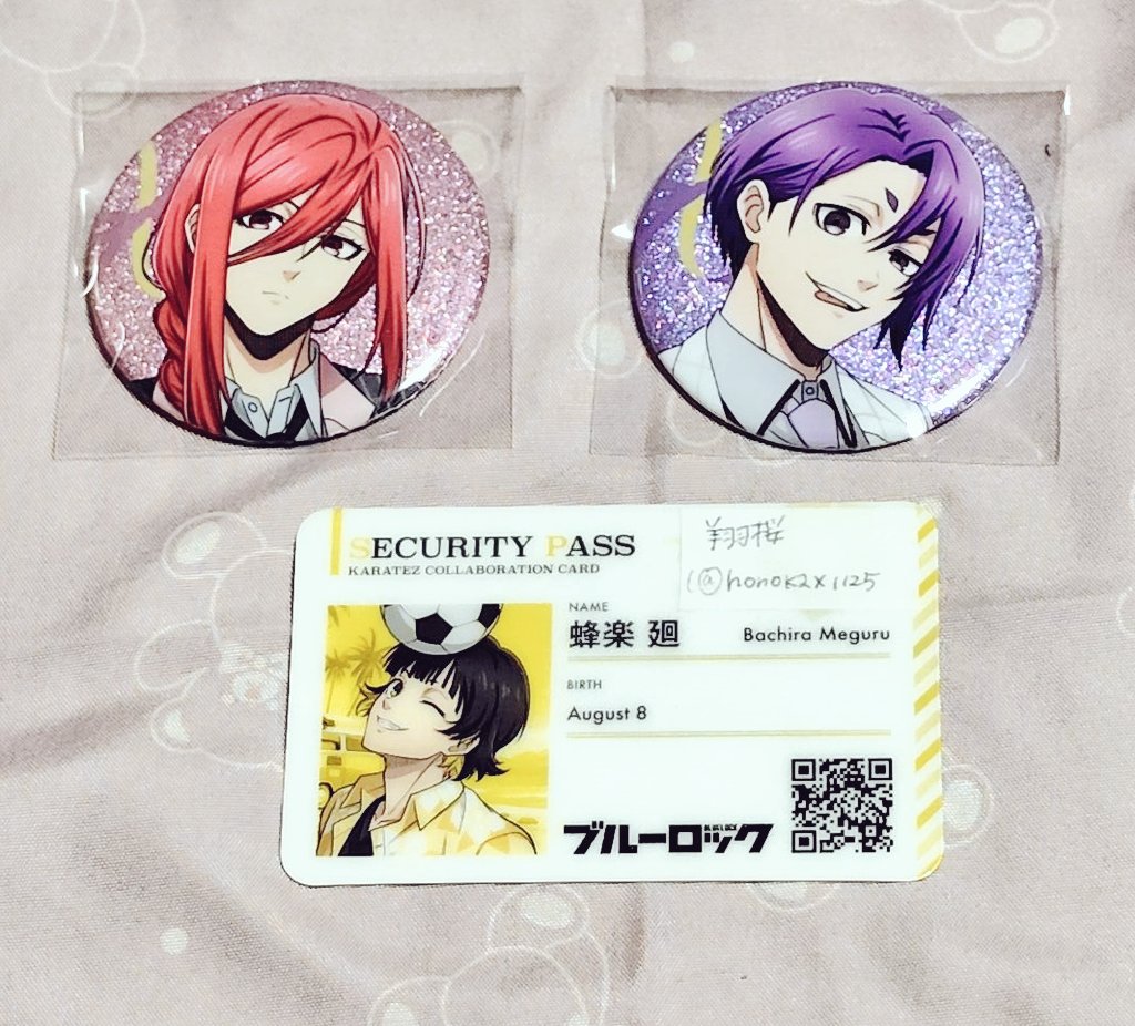 交換】 ブルーロック バレエコア 缶バッジ グリッター 天使と悪魔