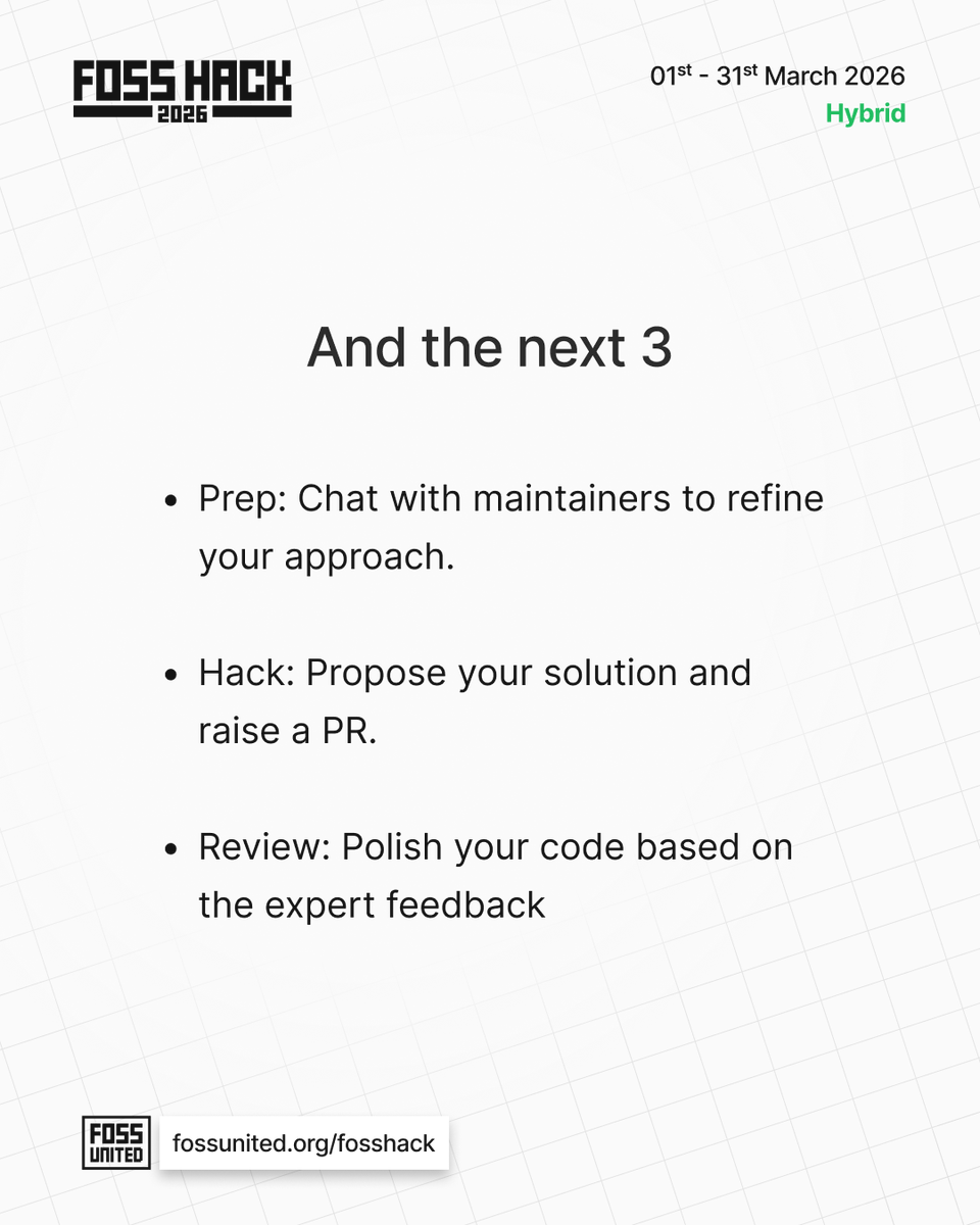 FOSS United tweet media