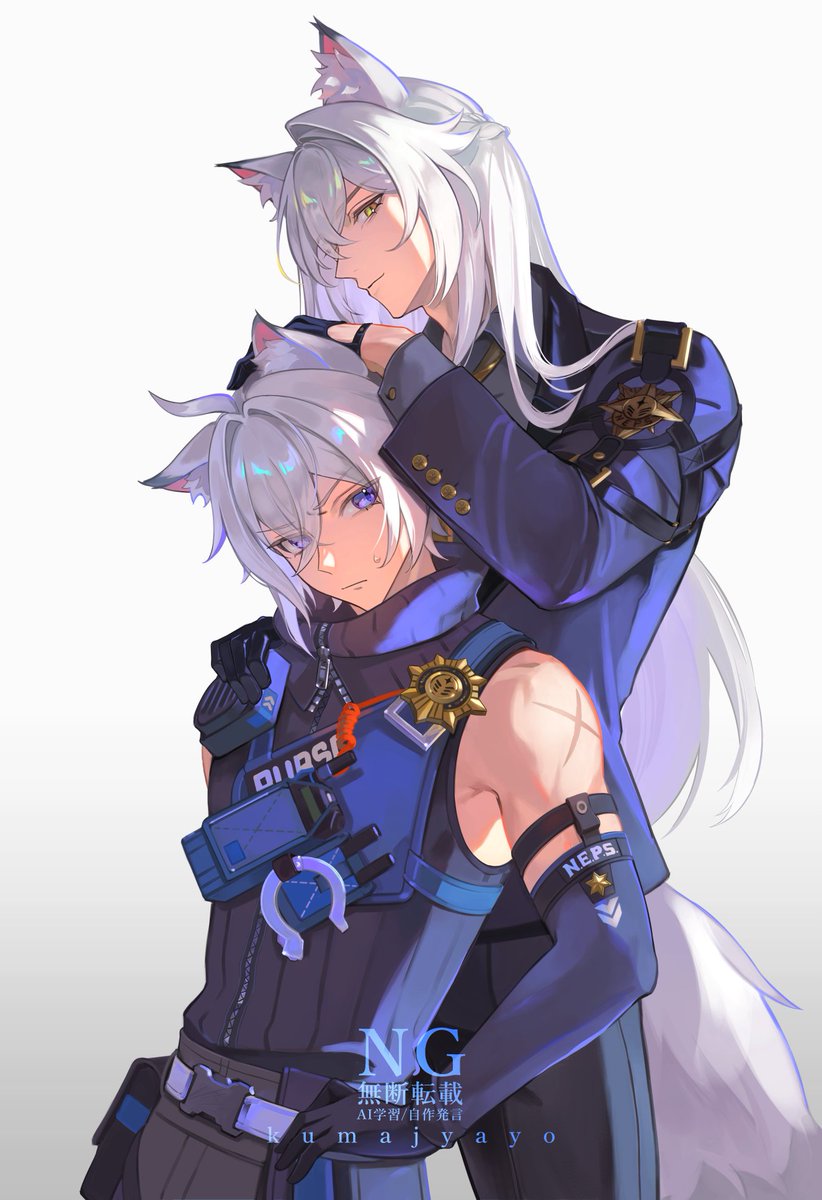 #今月描いた絵を晒そう 
○○の日祭りでした（ﾂｲﾝﾃ、ﾆｰﾊｲ、猫）ʕ•ᴥ•ʔ