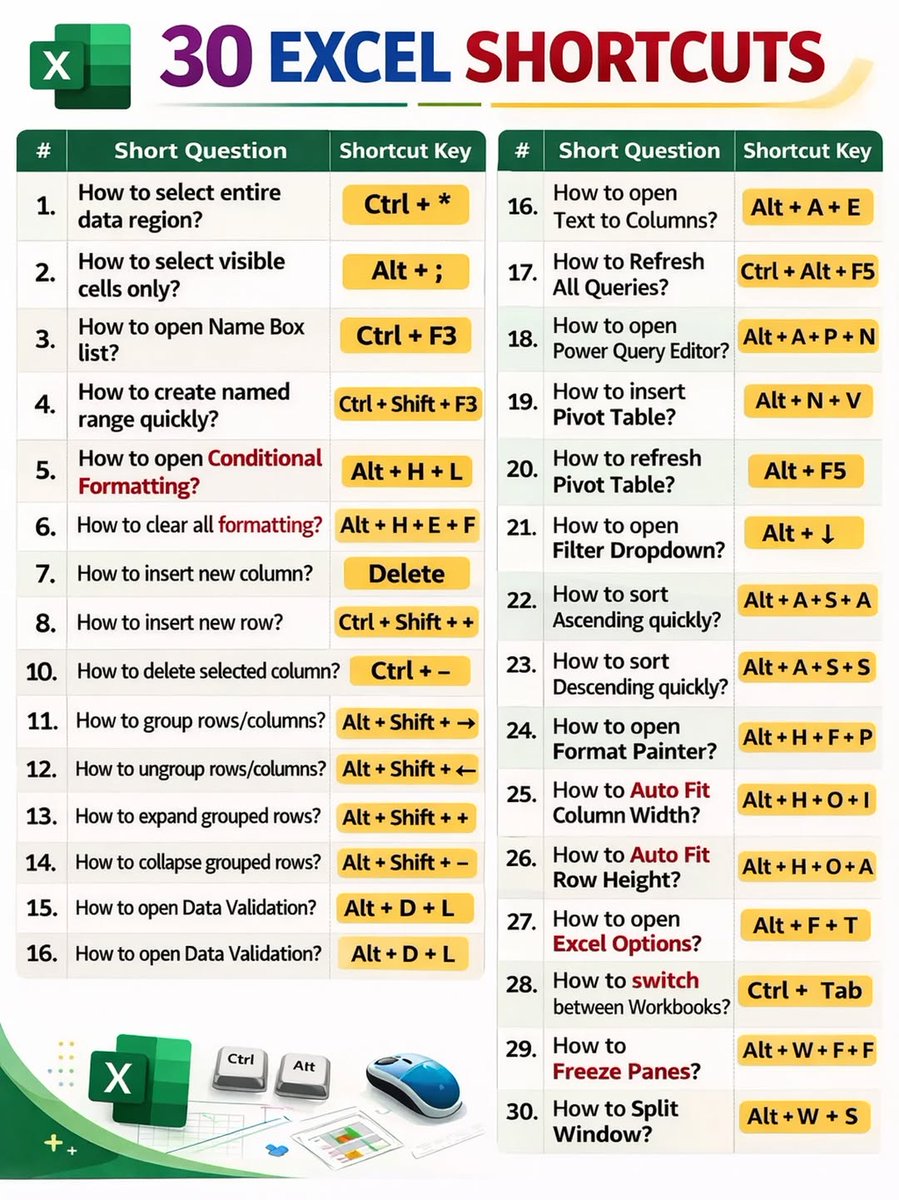 Excel Tips & Tricks tweet media