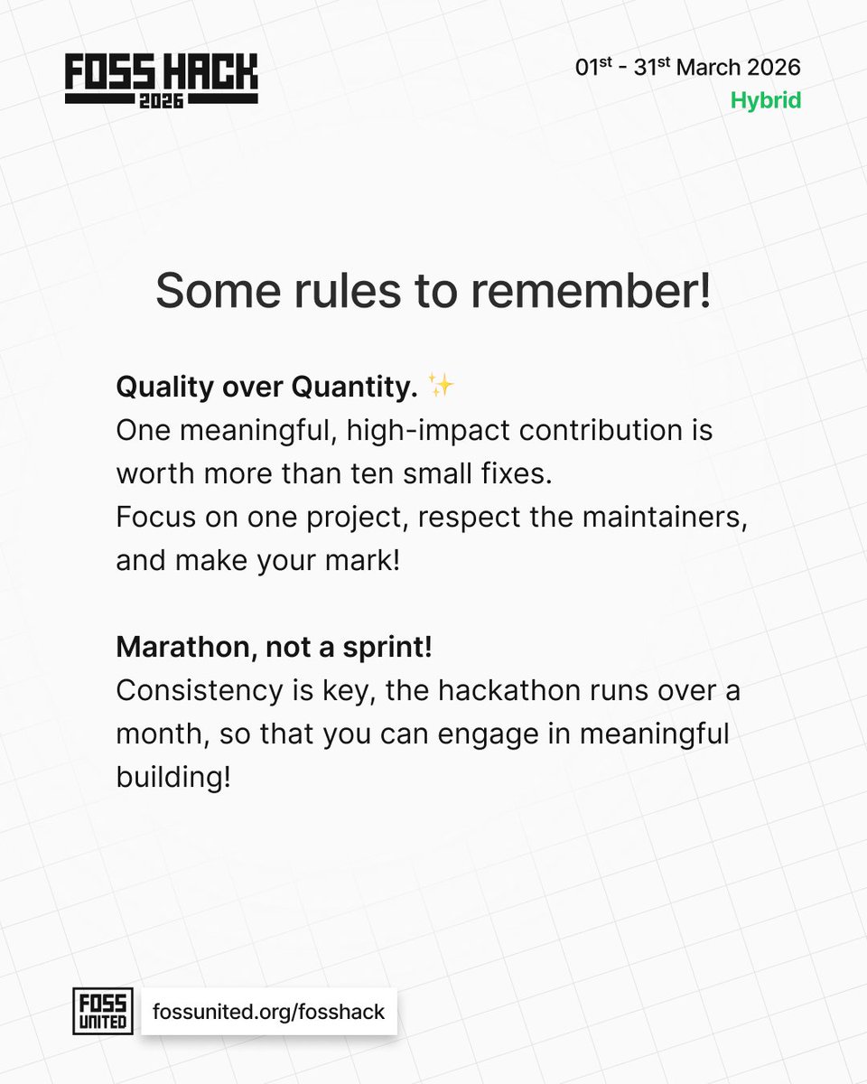 FOSS United tweet media