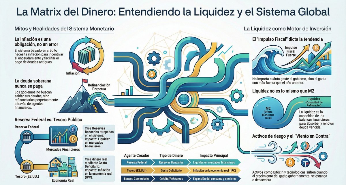 Bienvenido a la Matrix del Dinero: por qué la inflación no es un error y la deuda nunca se pagará. #Economía
