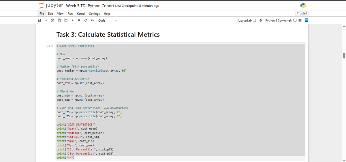 Ifedolapojoe's tweet photo. . Applied 5% shipping markup and ran full statistical analysis
. Identified above-average cost products and outliers
. Compared suppliers’ performance &amp; modeled profit with different margins
#TheDataImmersed
@TDataImmersed 
@DabereNnamani 
@ThePSF https://t.co/kqf2p2oai5