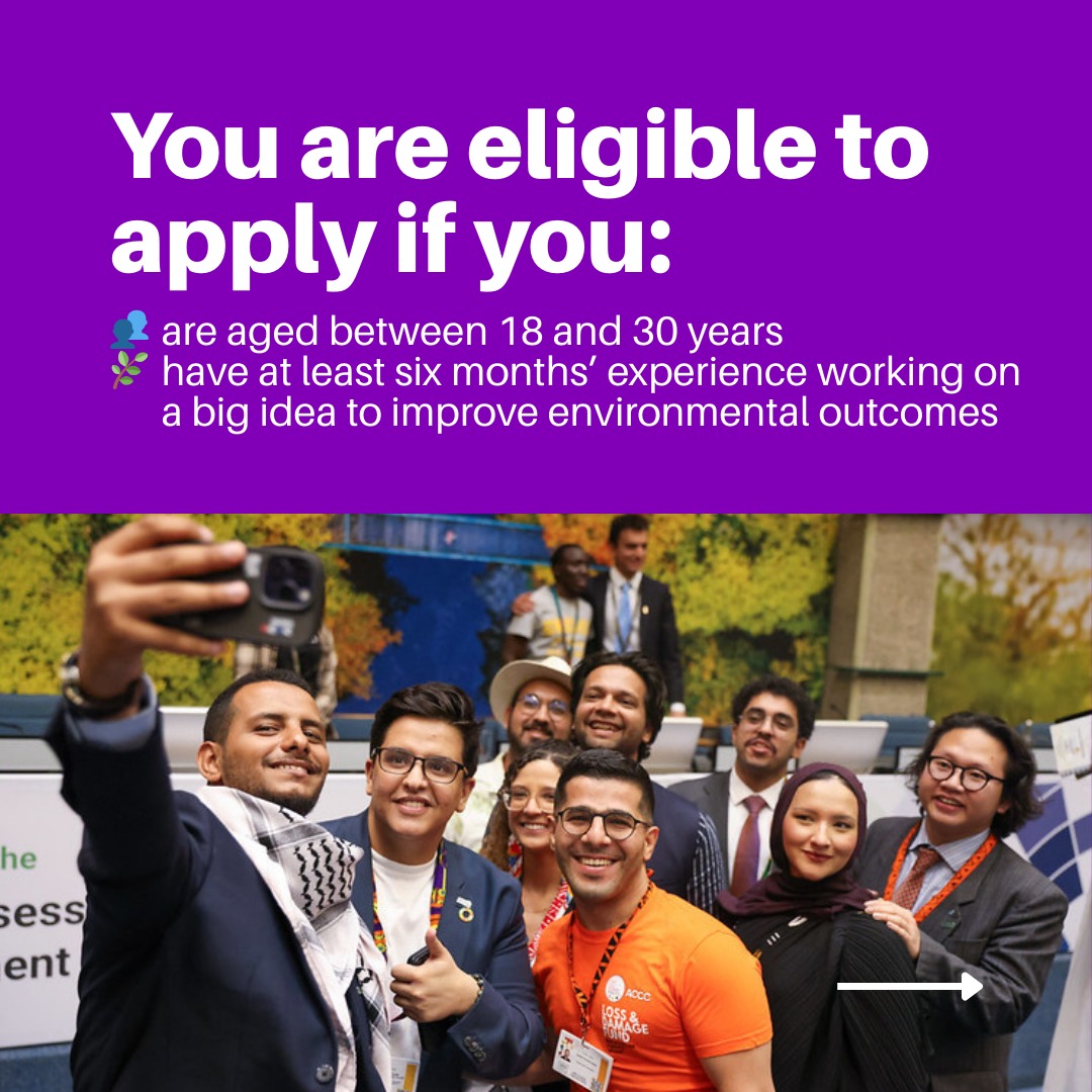 UNinGhana's tweet photo. Are you a young innovator aged 18–30 with an idea for the planet? 🌍

UNEP’s #YoungChamps programme awards young entrepreneurs with public recognition, money allocation, training, mentorship, and more.
 Apply before 31 March.

https://t.co/pBSyGk7u8e https://t.co/IR6fd4ftmA