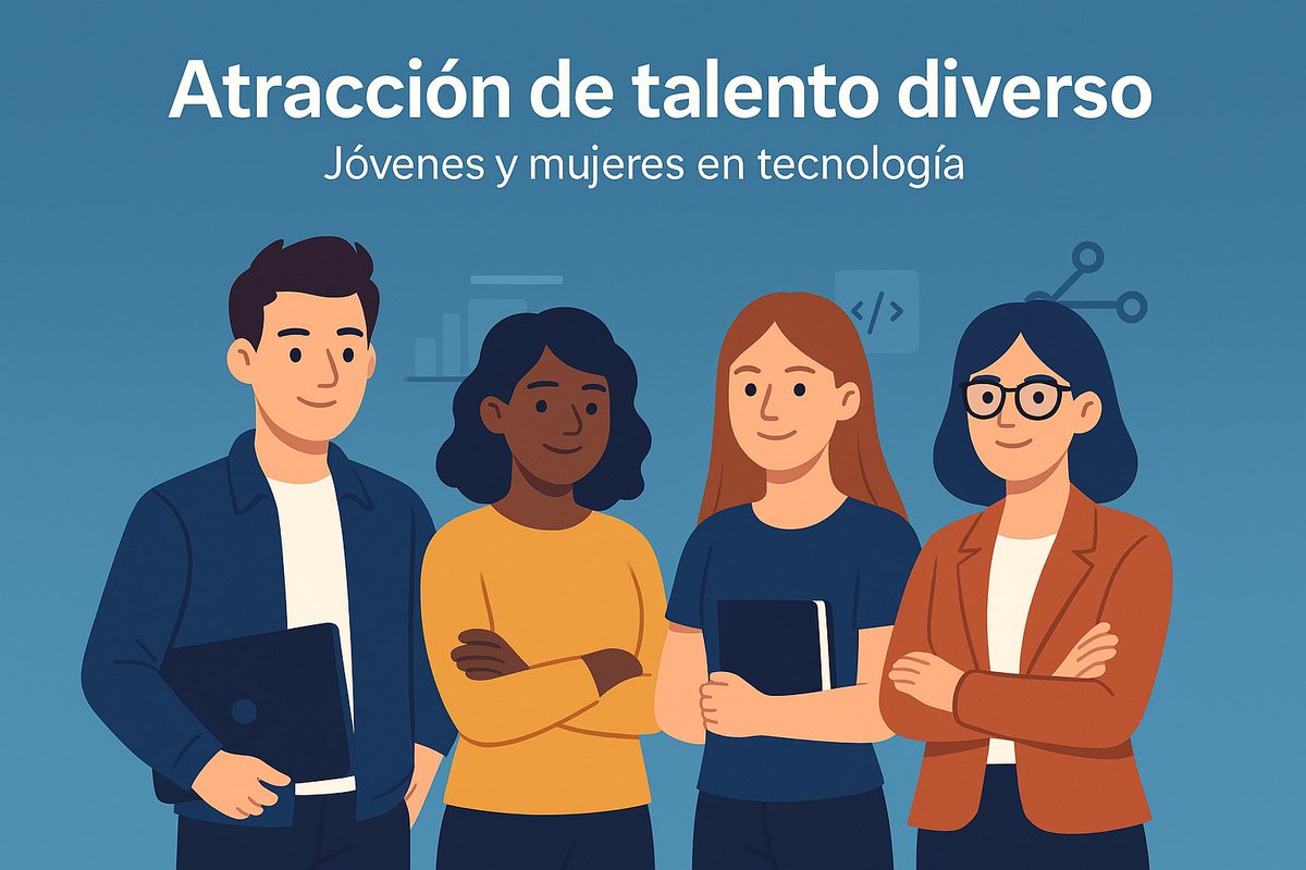 DigitalSkillsES's tweet photo. 🚀 La revolución tecnológica necesita más talento… y más diversidad.

Atraer a jóvenes y mujeres no es solo igualdad: es competitividad e innovación.

Más info 👇
https://t.co/6UmI6EfZgr

#MujeresSTEM #TalentoDigital #Diversidad https://t.co/qCO2Xem6Yo
