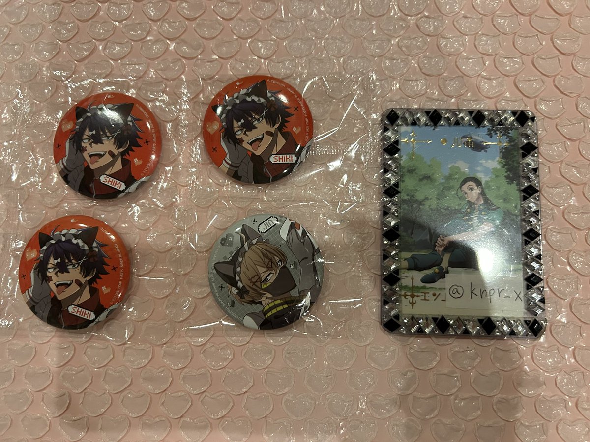 1【交換】桃源暗鬼 ジャージメイド ガチャガチャ 缶バッジ 譲 無陀野