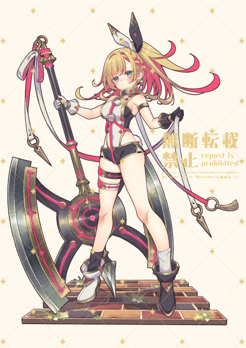 🎀🪓Blanc & Noir Bunny🐰⭐️
#GrandArmsPrincess #OC 