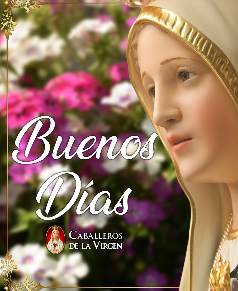 Cab_Virgen's tweet photo. Que la luz de Dios ilumine tu jornada y que cada paso esté lleno de su paz y su gracia.

https://t.co/sJ9DXrllTz https://t.co/PCo6O7Igg2