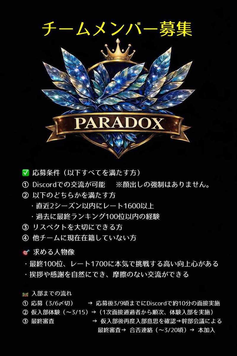 デュエプレチーム Paradox(PRD)【公式】 tweet media