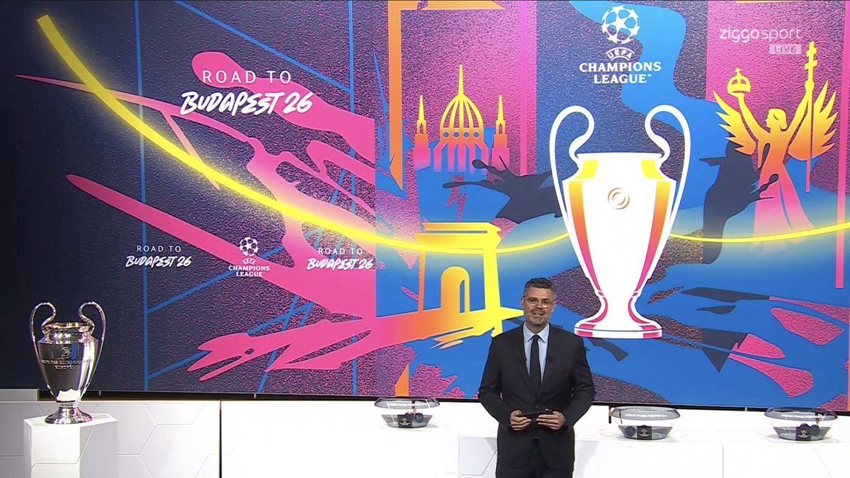 🚨 𝗝𝗨𝗦𝗧 𝗜𝗡: The UEFA Champions League draw event has started!