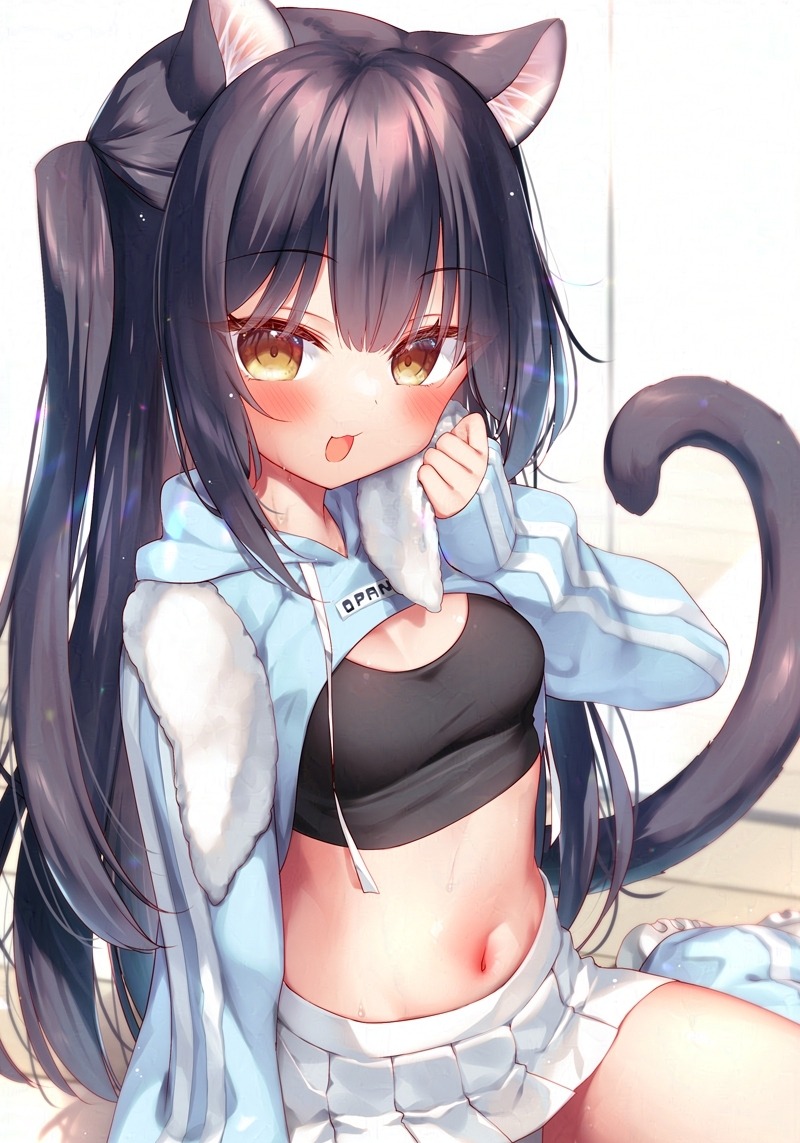 たくさん汗かいちゃったね💦 