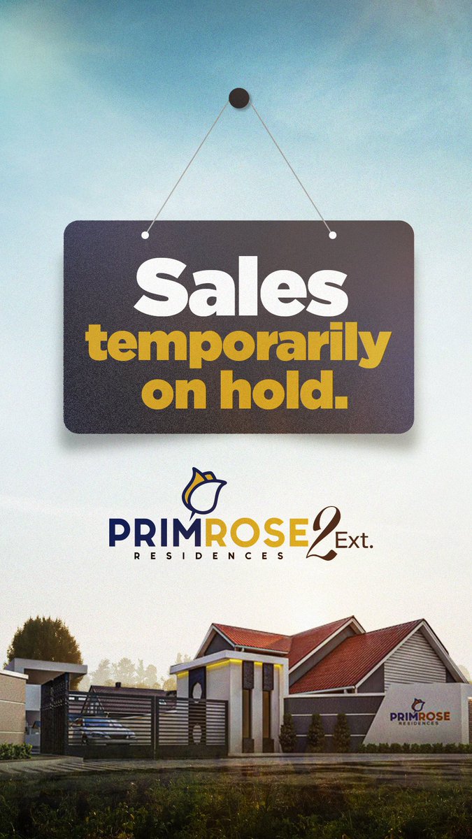 HybridLandtech's tweet photo. PrimRose Residences Notice 📌

Phase 2 Extension sales paused until after April 11th (tentative date) allocation.

Phase One, Atan Ota now selling at: 300sqm – ₦3M 500sqm – ₦4M

Extension prices increase after allocation.
Now is the time to act. https://t.co/Nz4k4qWB1h