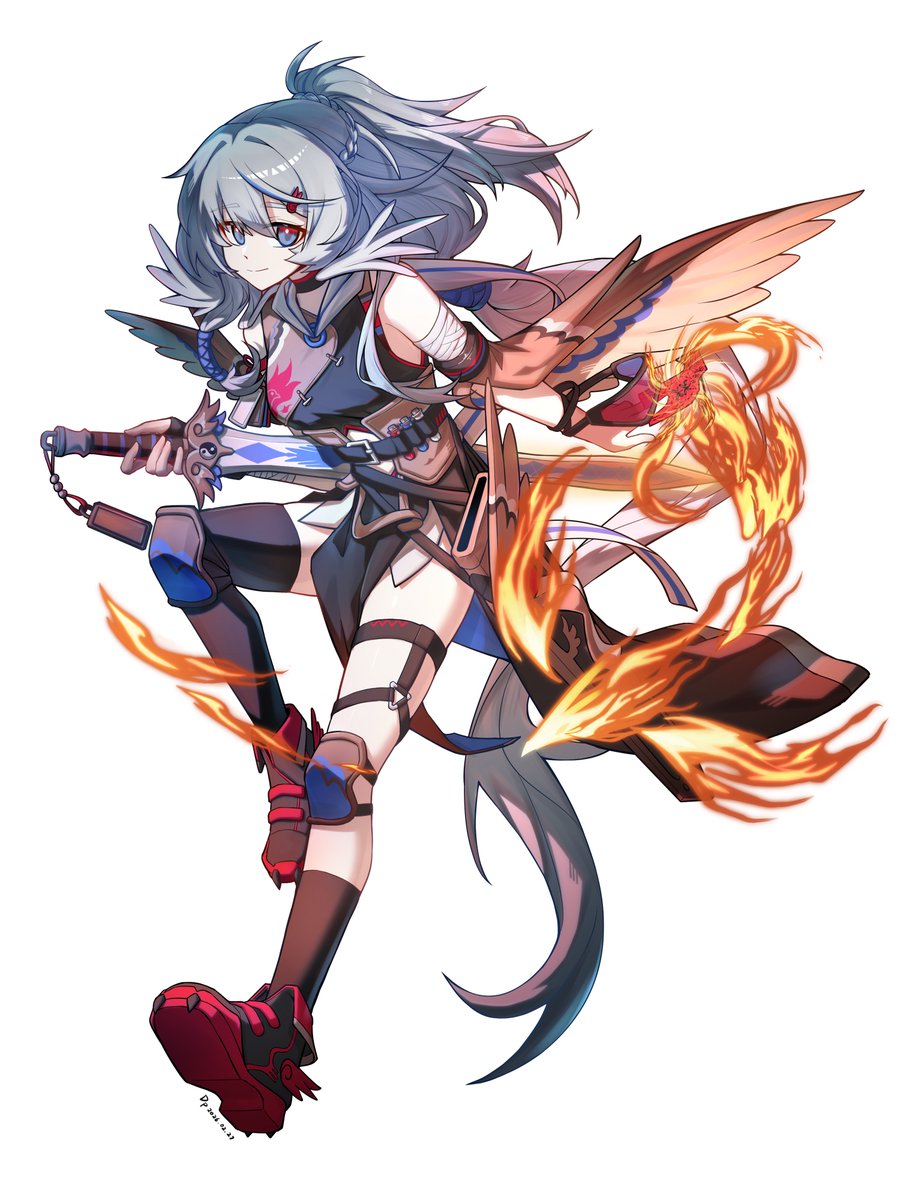 #Arknights #明日方舟 #桑葚 #マルベリー(アークナイツ)
自己想象画了桑葚的再旅者~